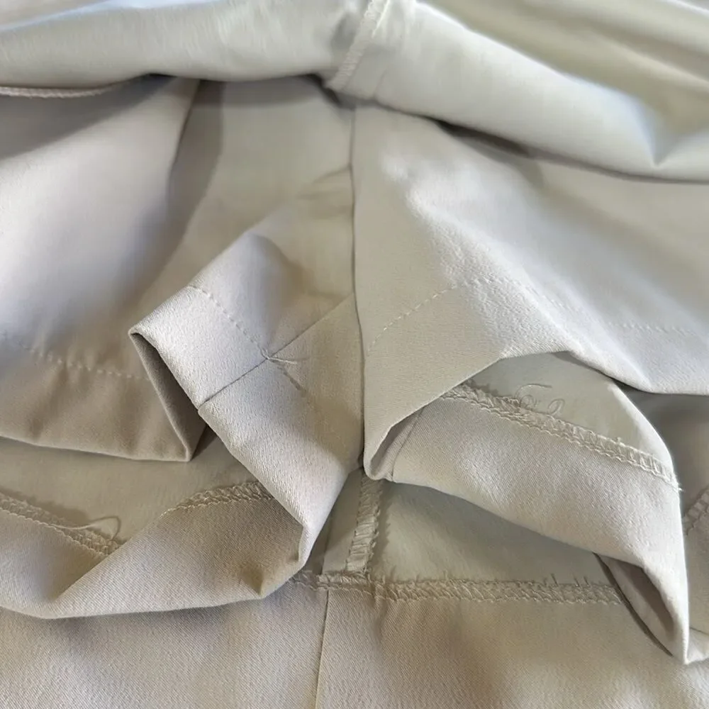 NIKE Women's Dri-Fit Tournament Golf/Athletic Skort/Skirt Cream Size 6